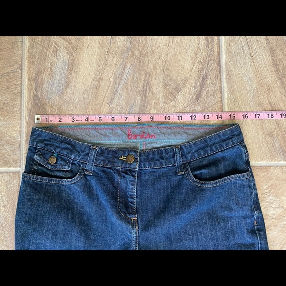 Boden women’s mid rise jeans US 8 capris 30 - Picture 2 of 7